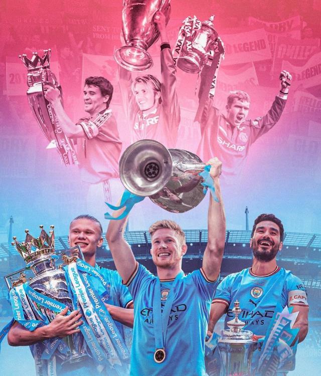 开云官网-24年，曼城复制三冠王，“英乙升降机”到达曼联高度