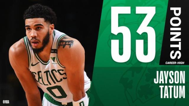 开云体育下载-53分！低迷绿军逼出最强塔图姆 生涯之夜有惊无险